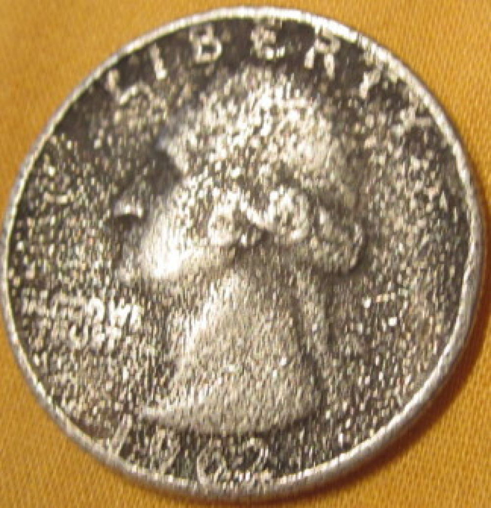 A-Rough-1962-D-Quarter-It-Has-Little-Bumps-On-It